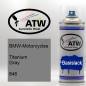 Preview: BMW-Motorcycles, Titanium Gray, 846: 400ml Sprühdose, von ATW Autoteile West.